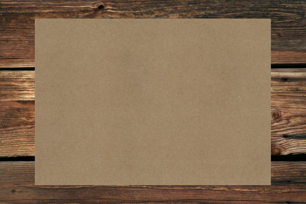 Einzelkarten A4 210x297 mm Recycling Kraft Naturbraun 290 g/qm